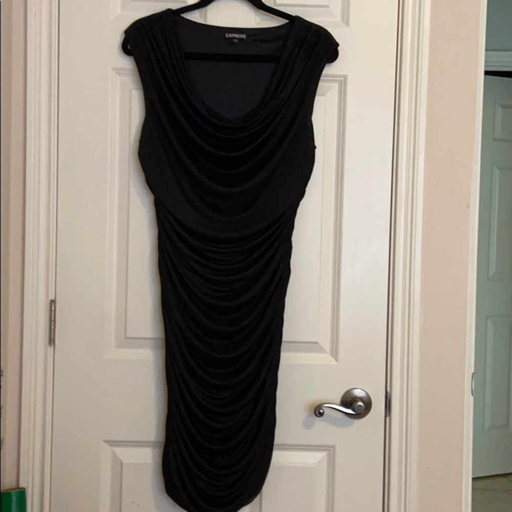 Black skinny dress